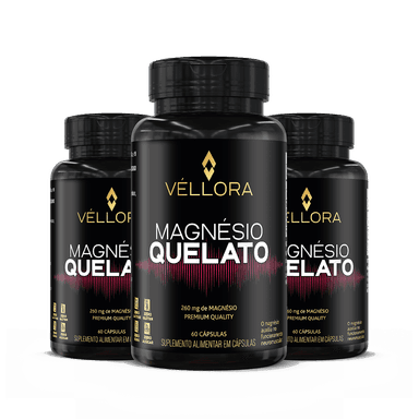 Kit 3 Magnésio Quelato