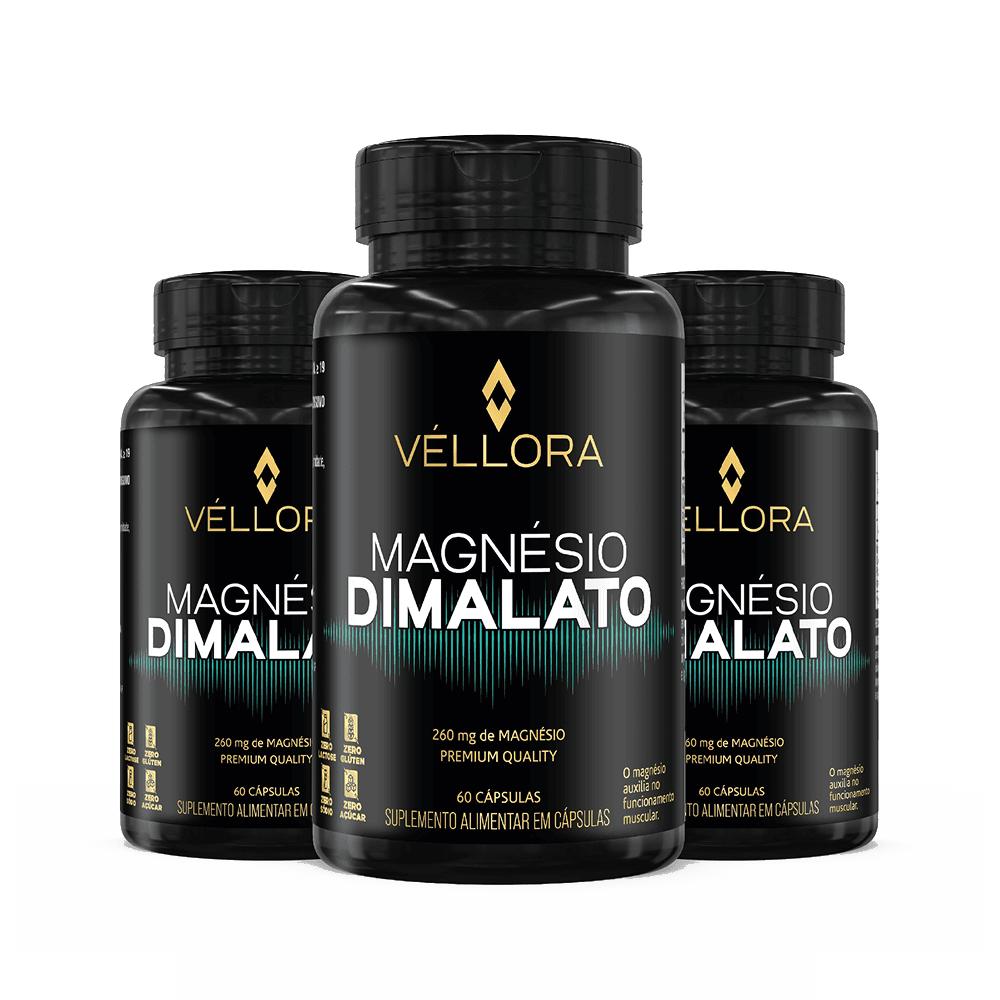 Kit 3 Magnésio Dimalato