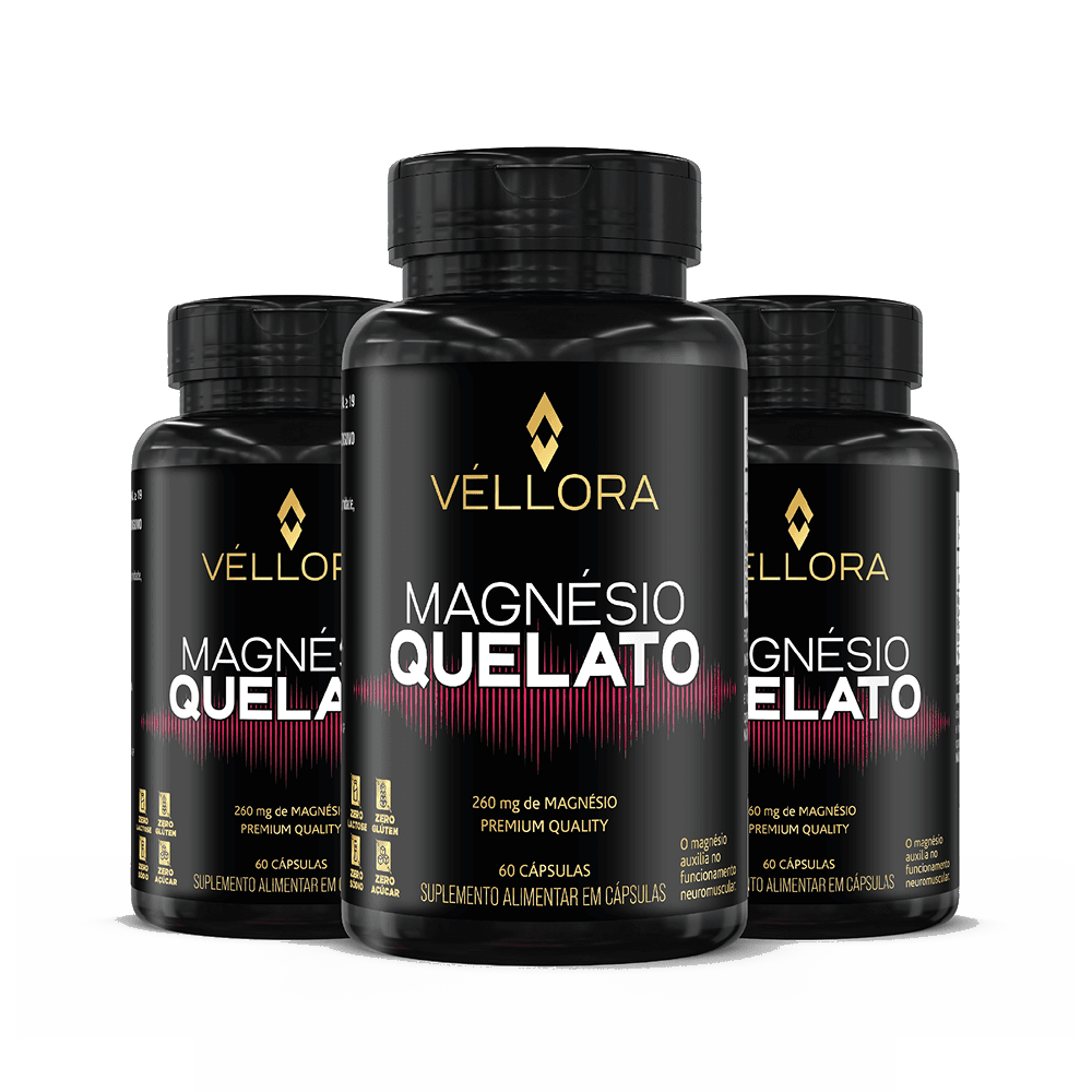 Kit 3 Magnésio Quelato
