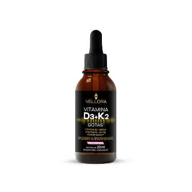 Vitamina D3+K2 em gotas
